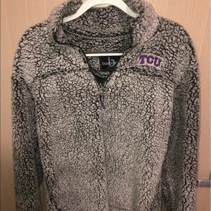 TCU fuzzy/Sherpa pullover